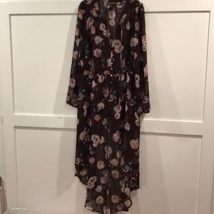 Midi flowy floral Forever 21 1X dress